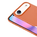 Apple iPhone 17 Air Uyumlu Kılıf M-safe Şarj Özellikli PU Deri Görünümlü Zore Kupra Kapak - 9