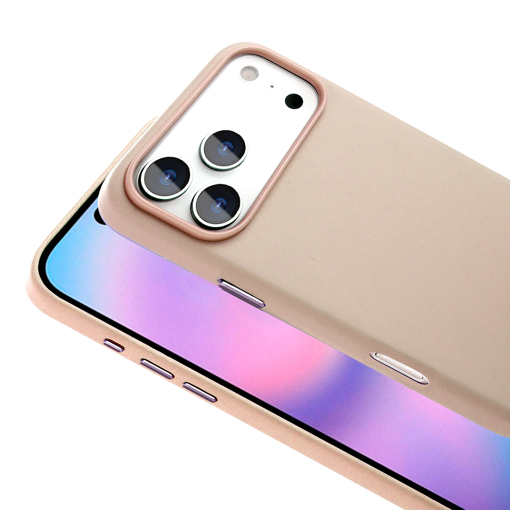Apple iPhone 17 Pro Uyumlu Kılıf M-safe Şarj Özellikli PU Deri Görünümlü Zore Kupra Kapak - 7
