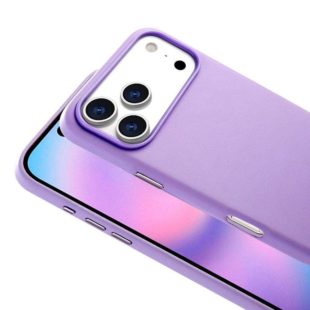 Apple iPhone 17 Pro Uyumlu Kılıf M-safe Şarj Özellikli PU Deri Görünümlü Zore Kupra Kapak - 8