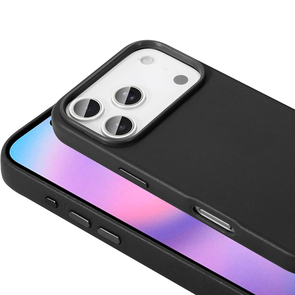 Apple iPhone 17 Pro Max Uyumlu Kılıf M-safe Şarj Özellikli PU Deri Görünümlü Zore Kupra Kapak - 7