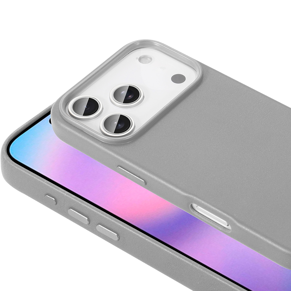 Apple iPhone 17 Pro Max Uyumlu Kılıf M-safe Şarj Özellikli PU Deri Görünümlü Zore Kupra Kapak - 8