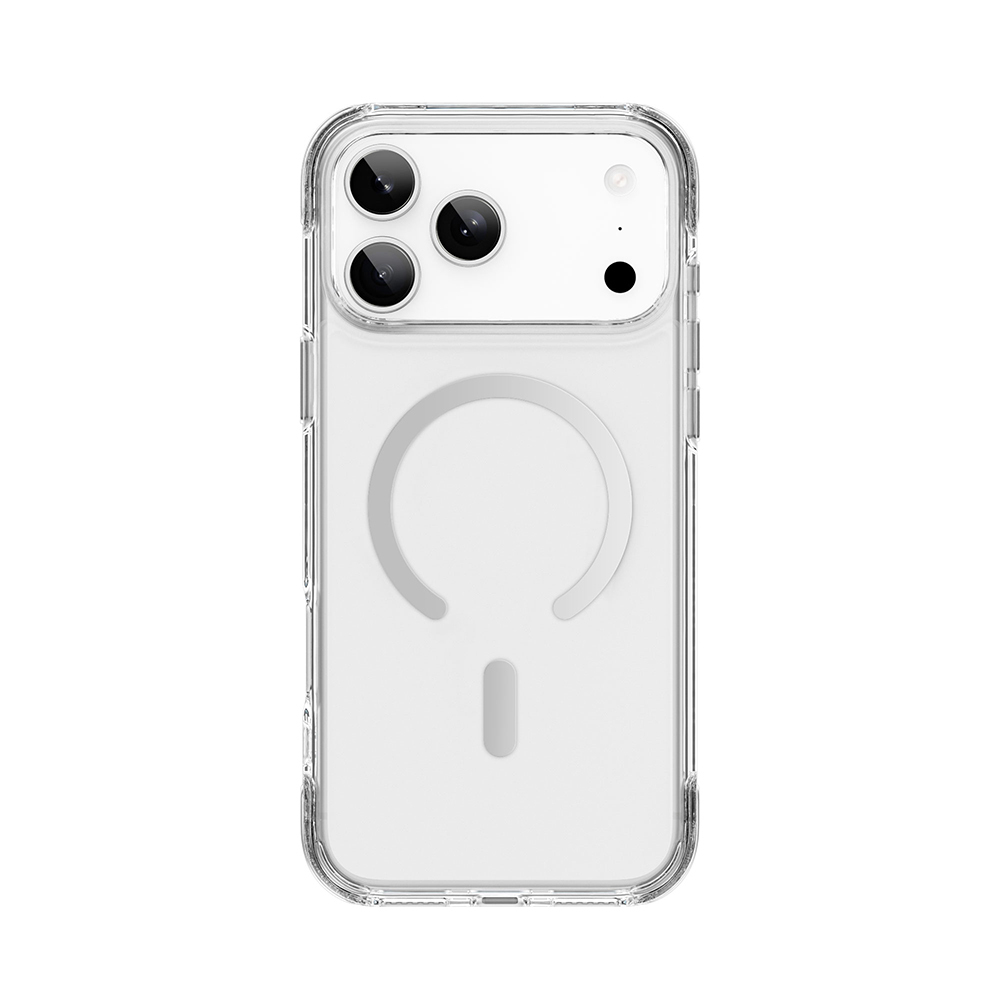 Apple iPhone 17 Pro Uyumlu Kılıf M-safe Şarj Özellikli Wiwu MCC-702 Titanyum Pro Serisi Sert PC Kapak - 2