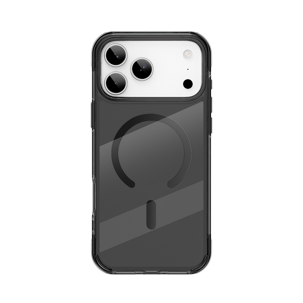 Apple iPhone 17 Pro Uyumlu Kılıf M-safe Şarj Özellikli Wiwu MCC-702 Titanyum Pro Serisi Sert PC Kapak - 4