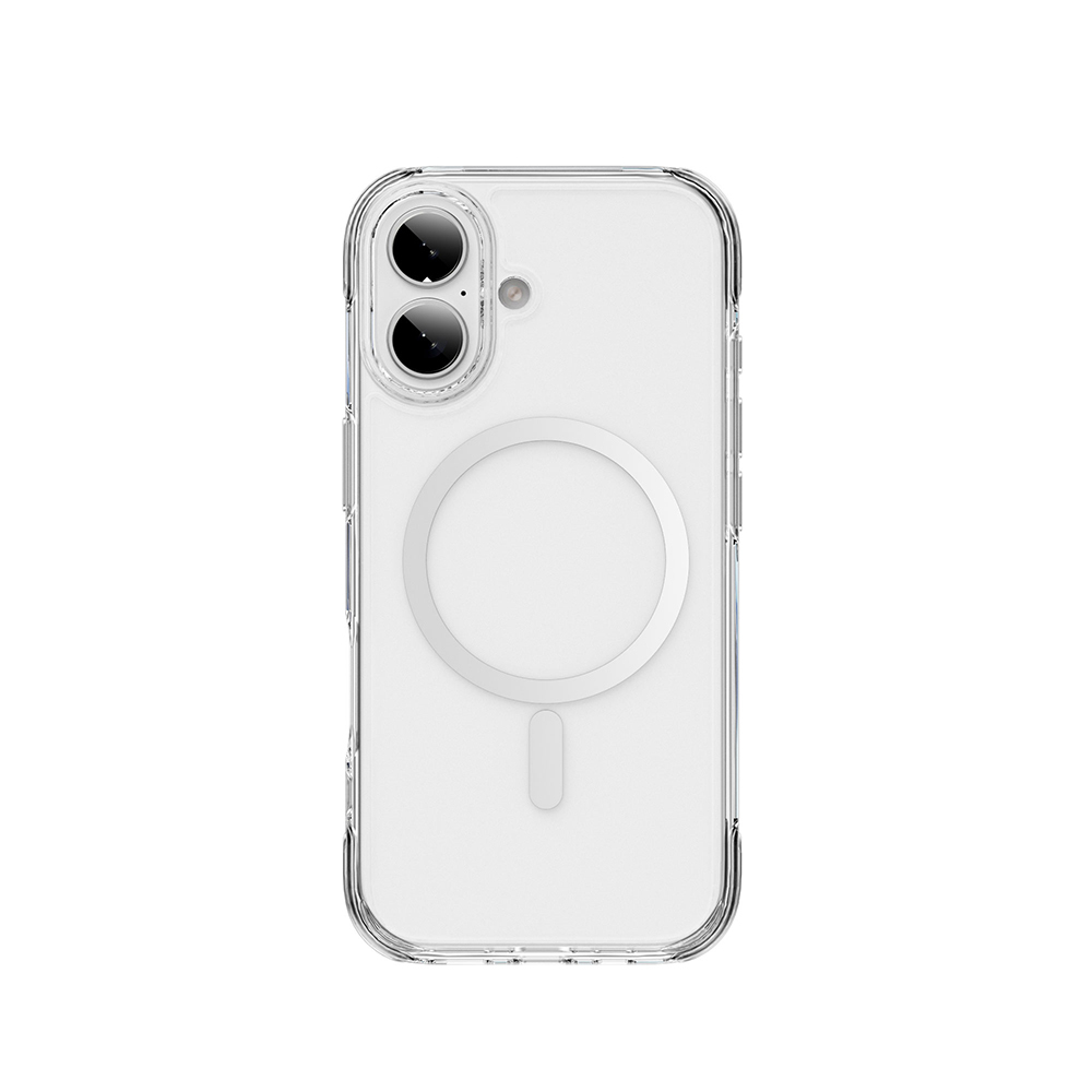 Apple iPhone 17 Uyumlu Kılıf M-safe Şarj Özellikli Wiwu MCC-702 Titanyum Pro Serisi Sert PC Kapak - 2