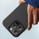 Apple iPhone 16 Pro Uyumlu Kılıf Benks M-safe Şarj Özellikli Metal Kamera Çerçeveli Magnetik ArmorAir 600D Kevlar Fiber Kapak - 10