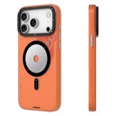 Apple iPhone 17 Pro Uyumlu Kılıf M-safe Şarj Özellikli Disk Desenli Youngkit Disc Battle Kapak - 5