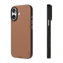 Apple iPhone 17 Uyumlu Kılıf M-safe Şarj Özellikli Basit Mat Deri Desenli Youngkit Tech Fashion Serisi Kapak - 2