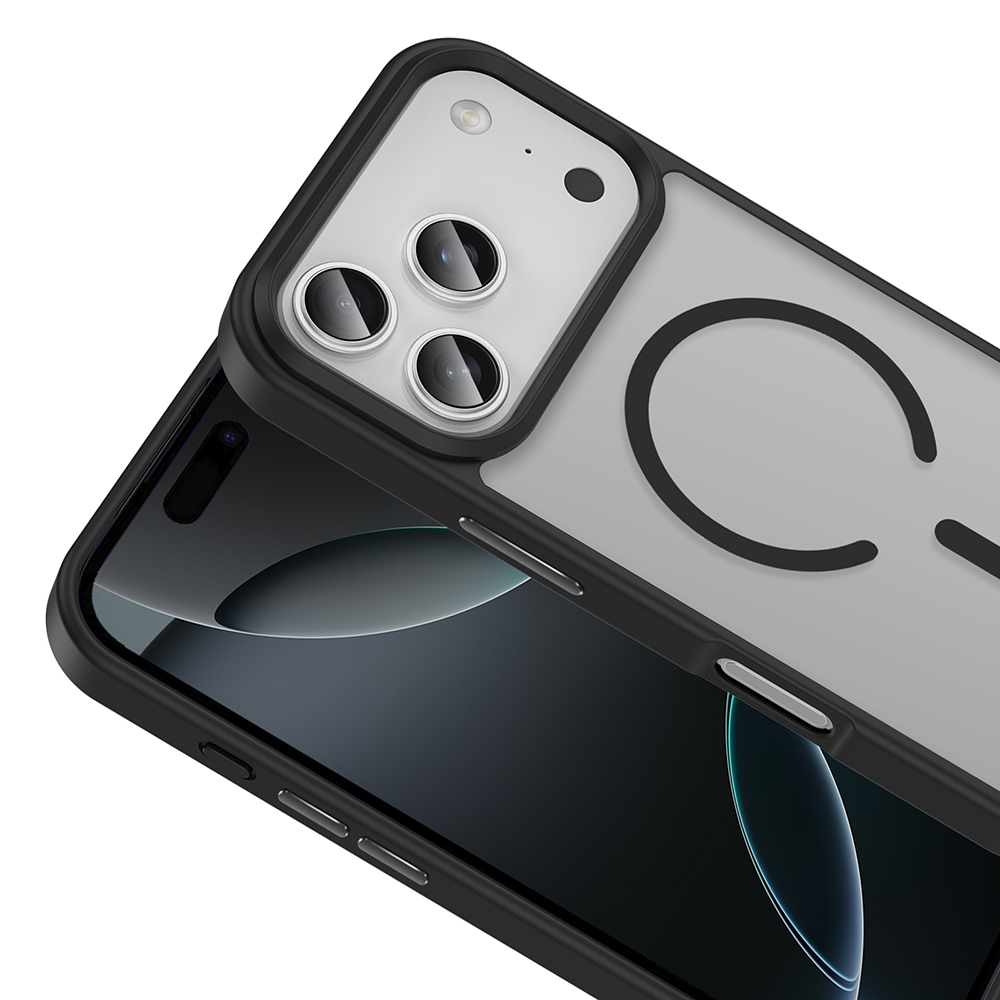 Apple iPhone 17 Pro Max Uyumlu Kılıf M-safe Şarj Özellikli Mat Arka Yüzey Zore Sio Kapak - 9