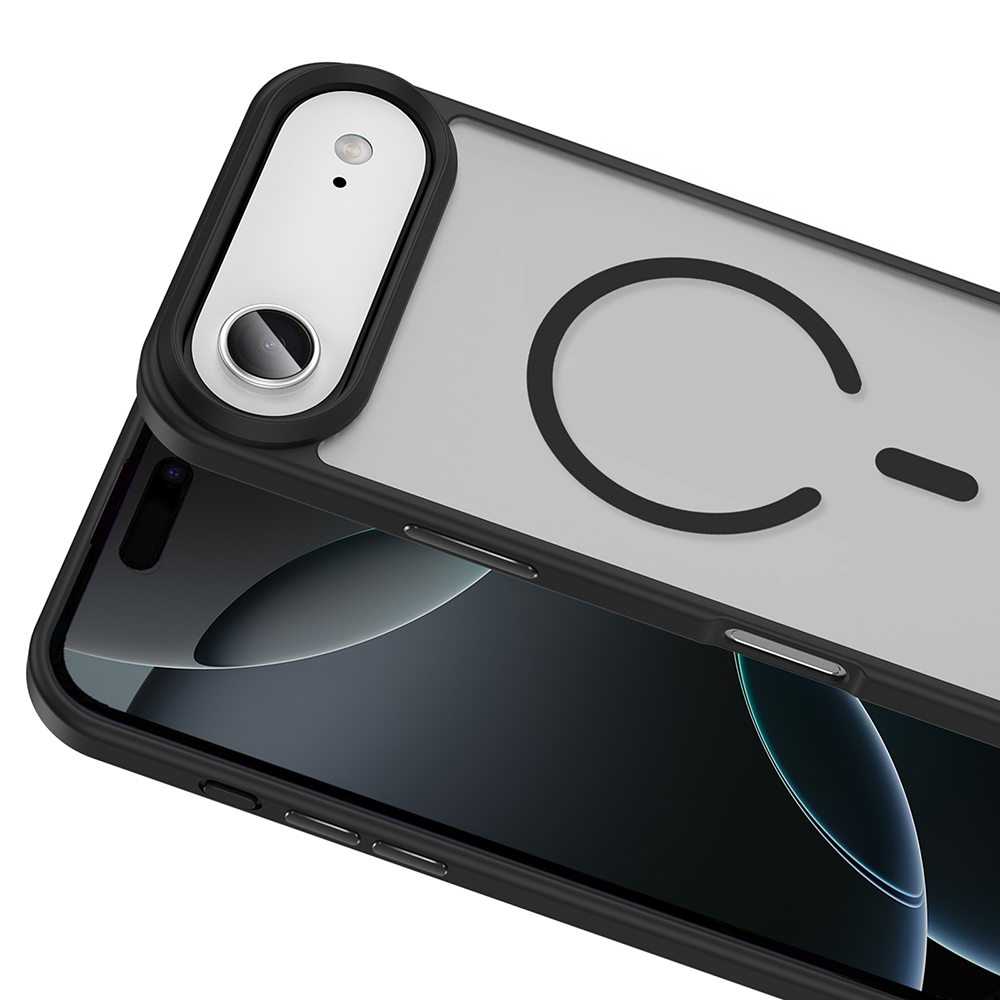Apple iPhone 17 Air Uyumlu Kılıf M-safe Şarj Özellikli Mat Arka Yüzey Zore Sio Kapak - 10