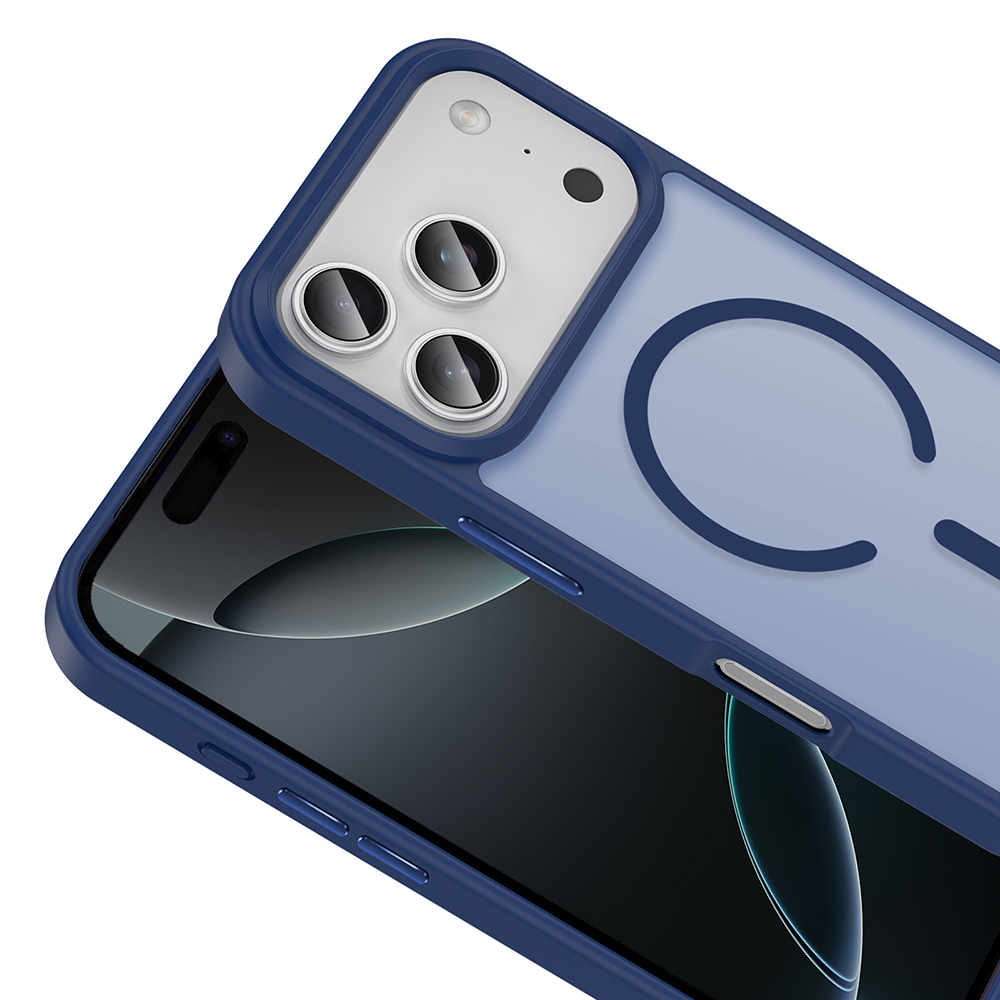 Apple iPhone 17 Pro Uyumlu Kılıf M-safe Şarj Özellikli Mat Arka Yüzey Zore Sio Kapak - 6