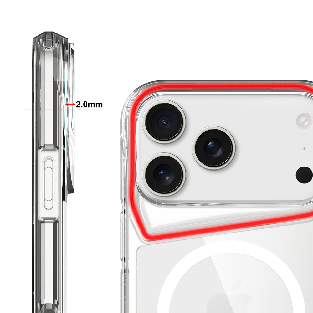 Apple iPhone 17 Pro Uyumlu Kılıf Zore M-safe Şarj Özellikli T-Max M-safe Kapak - 5