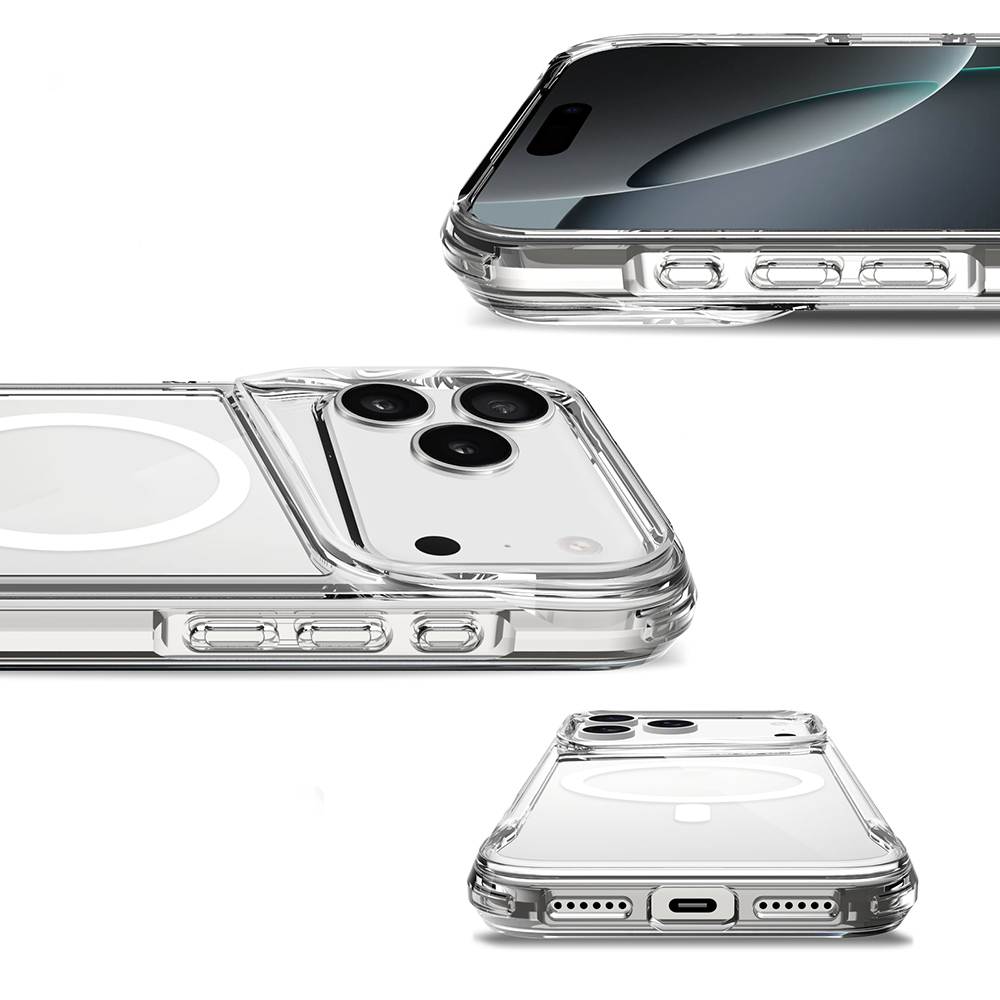 Apple iPhone 17 Pro Uyumlu Kılıf Zore M-safe Şarj Özellikli T-Max M-safe Kapak - 7