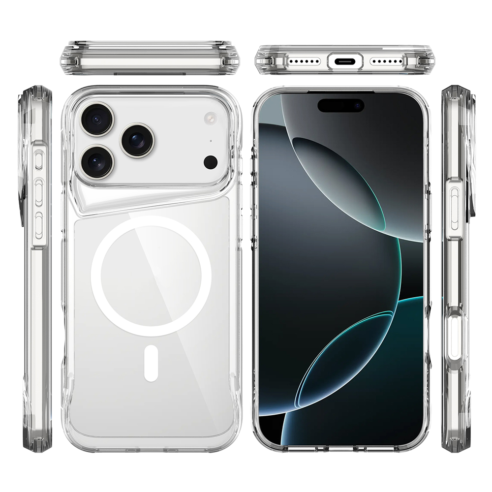 Apple iPhone 17 Pro Uyumlu Kılıf Zore M-safe Şarj Özellikli T-Max M-safe Kapak - 8
