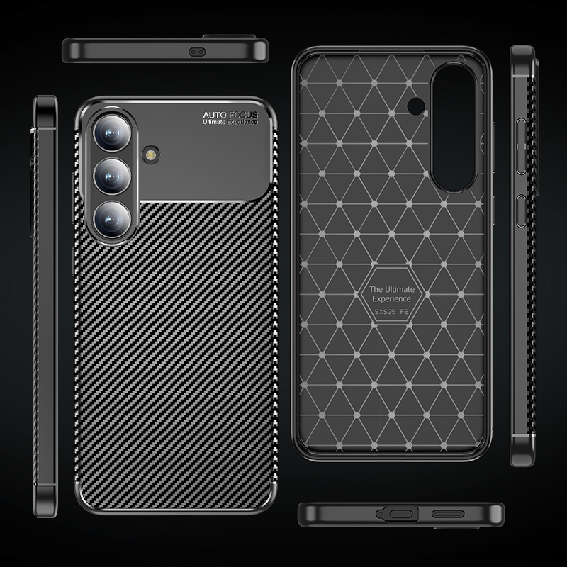 Samsung Galaxy S25 Uyumlu FE Kılıf Zore Negro Silikon Kapak - 5