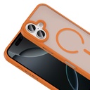 Apple iPhone 17 Uyumlu Kılıf M-safe Şarj Özellikli Mat Arka Yüzey Zore Sio Kapak - 7