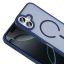 Apple iPhone 17 Uyumlu Kılıf M-safe Şarj Özellikli Mat Arka Yüzey Zore Sio Kapak - 10