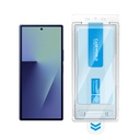 Samsung Galaxy Z Fold 7 Uyumlu CaseWorld Applicator Serisi 2.5D Eyesafe Mavi Işık Teknolojili 0.33mm Temperli Cam Ekran Koruyucu+ Uygulama Aparatı - 4