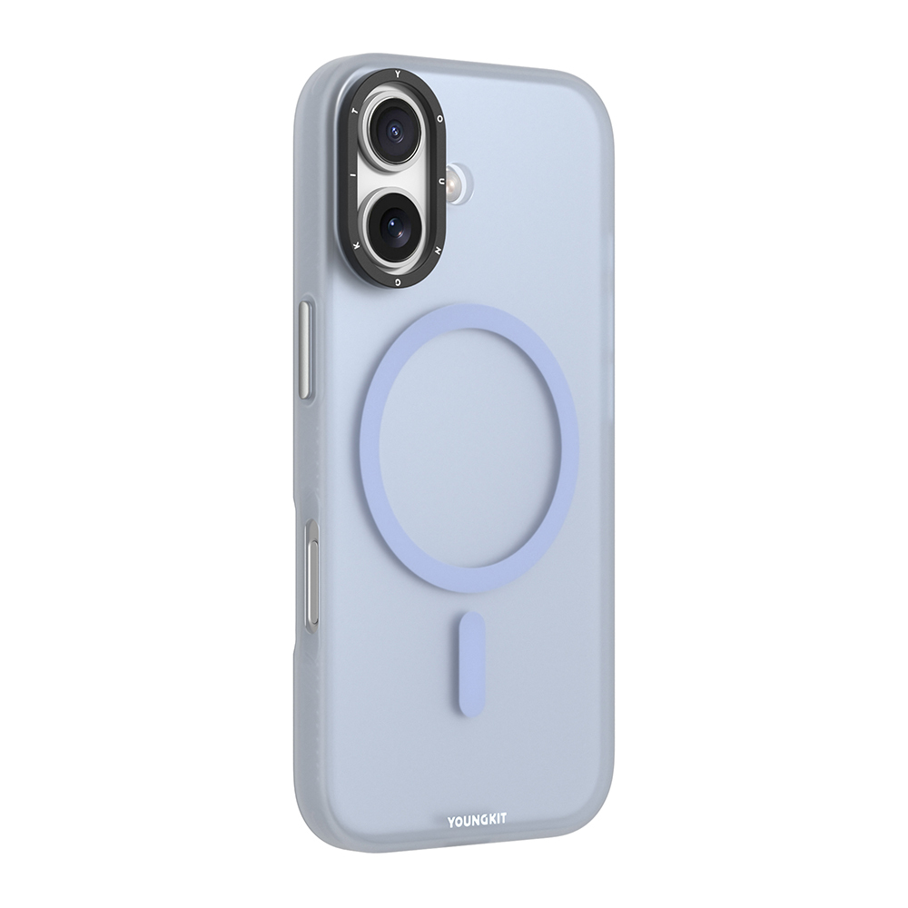 Apple iPhone 17 Uyumlu Kılıf M-safe Şarj Özellikli Youngkit Hidden Sand Serisi Kapak - 4