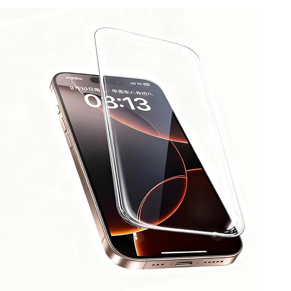 Apple iPhone 16 Pro Uyumlu Zore 3D Mobi HD Temperli Cam Ekran Koruyucu - 1
