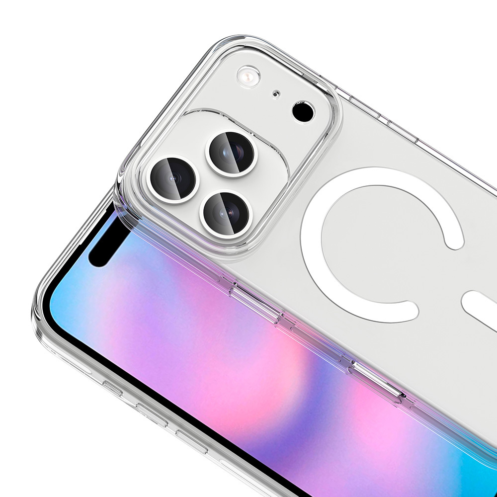Apple iPhone 17 Pro Uyumlu Kılıf M-safe Şarj Özellikli Kamera Korumalı Zore Kripto Kapak - 2