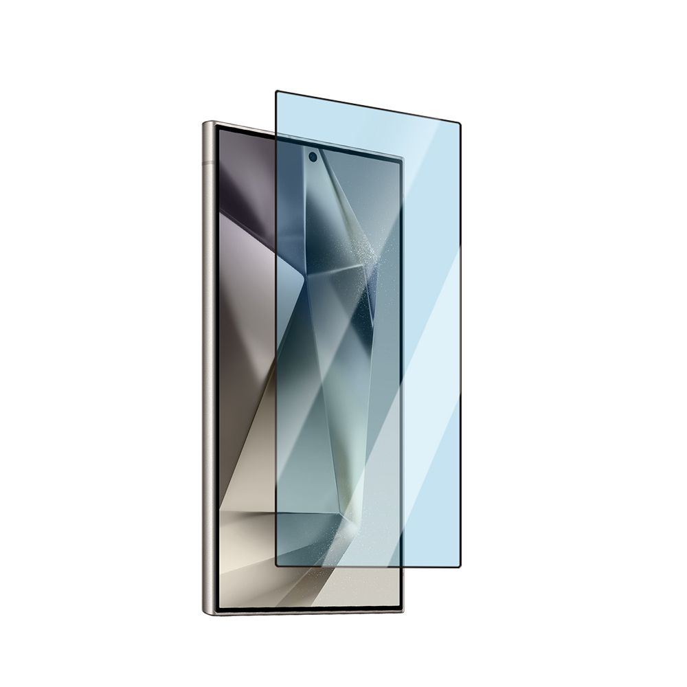 Samsung Galaxy S24 Ultra Uyumlu CaseWorld Applicator Serisi 2.5D Eyesafe Mavi Işık Teknolojili 0.25mm Temperli Cam Ekran Koruyucu+ Uygulama Aparatı - 2