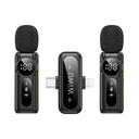Wiwu Wi-WM007 2in1 Type-C ve Lightning Portlu ANC Özellikli Kablosuz Yaka Mikrofonu - 3