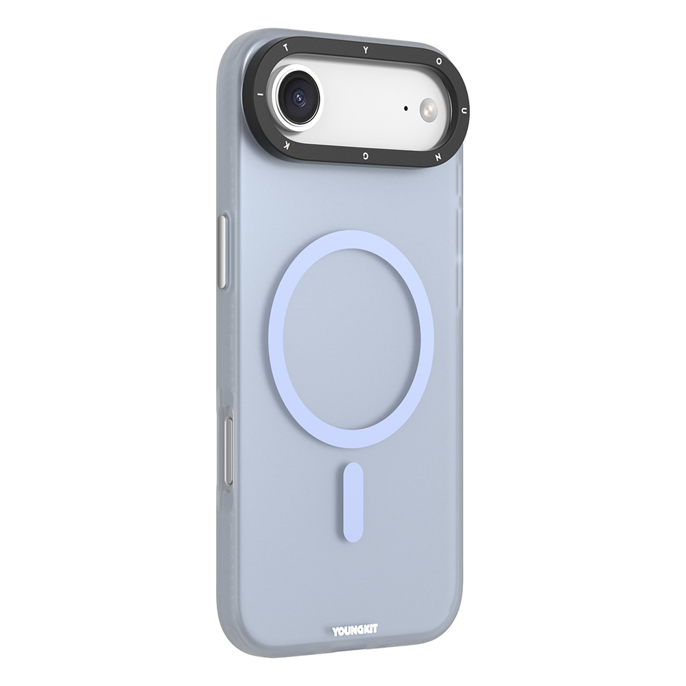 Apple iPhone 17 Air Uyumlu Kılıf M-safe Şarj Özellikli Youngkit Hidden Sand Serisi Kapak - 1
