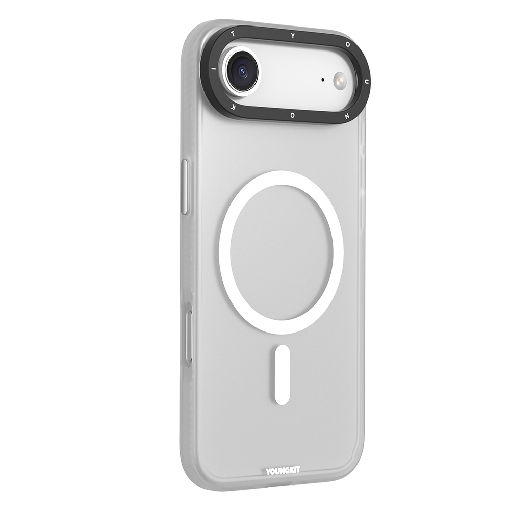 Apple iPhone 17 Air Uyumlu Kılıf M-safe Şarj Özellikli Youngkit Hidden Sand Serisi Kapak - 3
