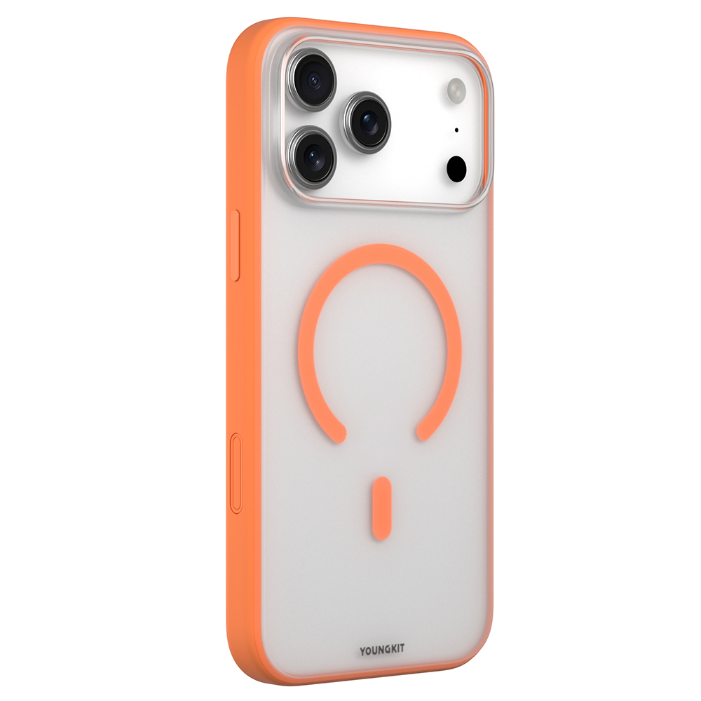 Apple iPhone 17 Pro Uyumlu Kılıf M-safe Şarj Özellikli Youngkit Clear Serisi Kapak - 11