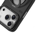 Apple iPhone 17 Pro Uyumlu Kılıf M-safe Şarj Özellikli 360 Derece Standlı Basit Mat Deri Desenli Youngkit Tech Leather Serisi Kapak - 8