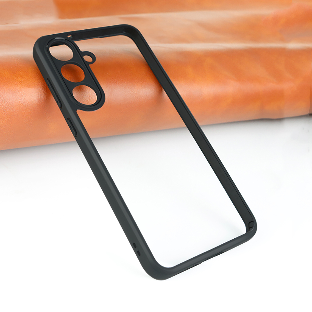 Samsung Galaxy S25 Uyumlu FE Kılıf Kamera Korumalı Şeffaf Arka Yüzey Zore New Roll Kapak - 4