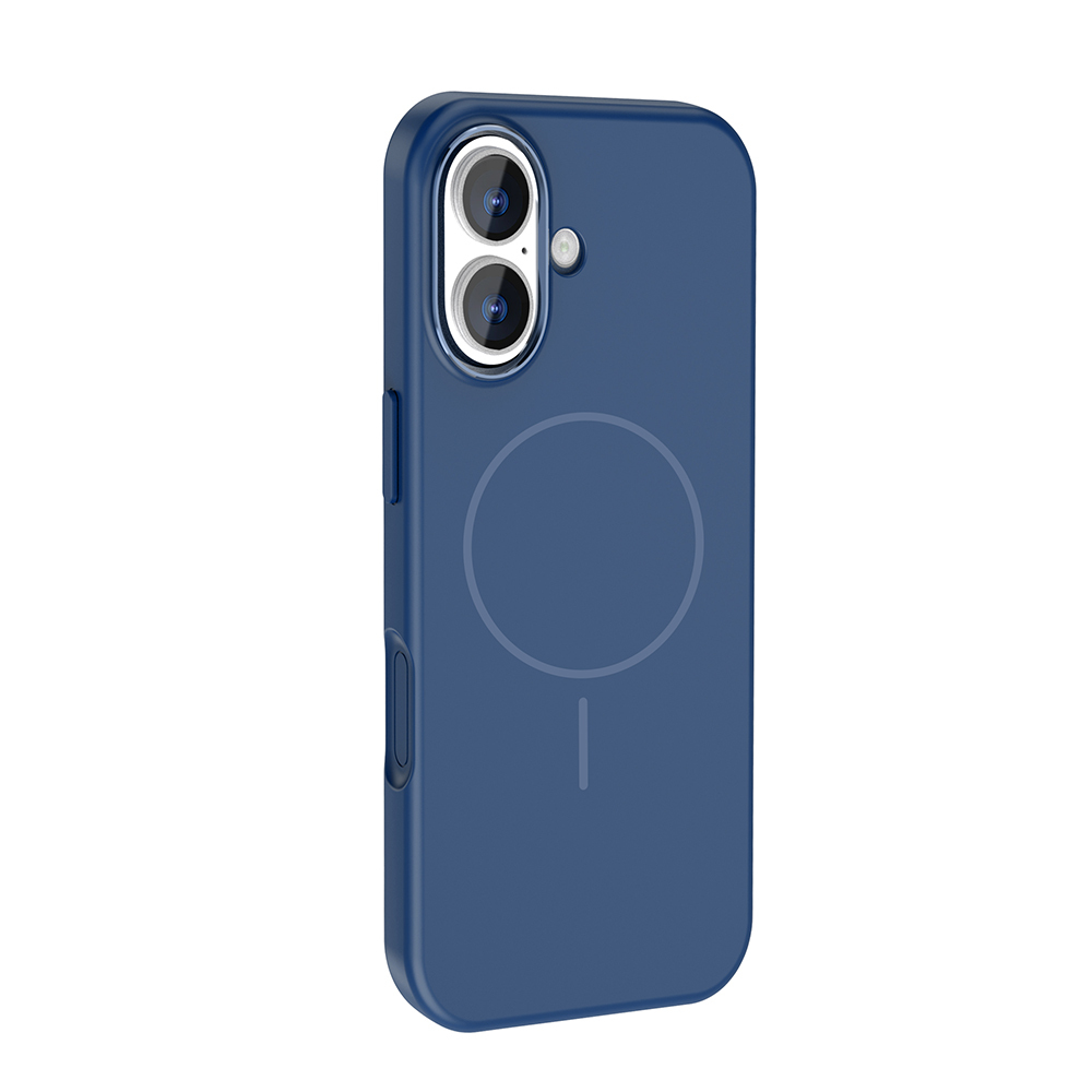 Apple iPhone 17 Uyumlu Kılıf M-Safe Şarj Özellikli Metal Kamera Çerçeveli Zore Edi Silikon Kapak - 2
