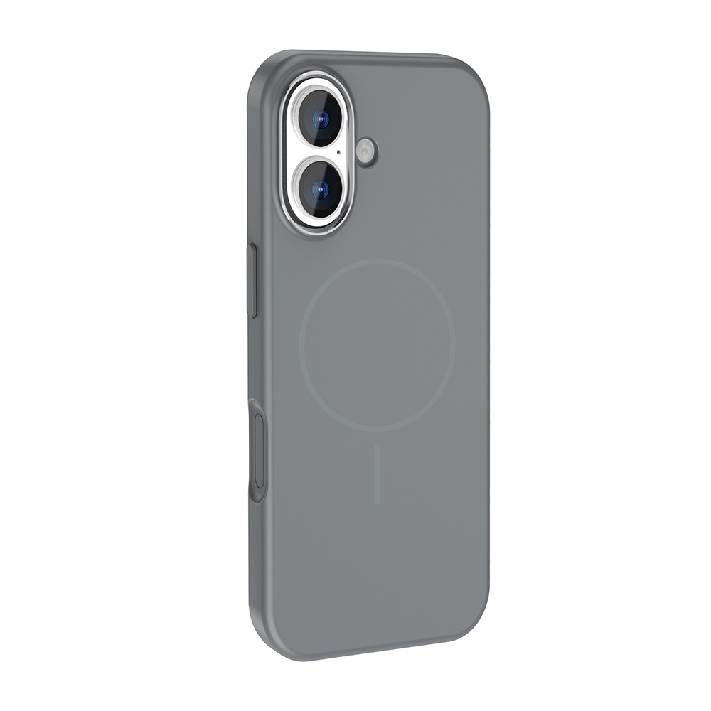 Apple iPhone 17 Uyumlu Kılıf M-Safe Şarj Özellikli Metal Kamera Çerçeveli Zore Edi Silikon Kapak - 4