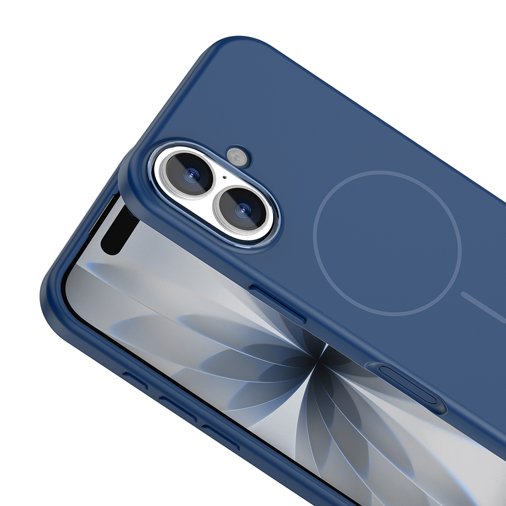 Apple iPhone 17 Uyumlu Kılıf M-Safe Şarj Özellikli Metal Kamera Çerçeveli Zore Edi Silikon Kapak - 8