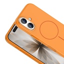 Apple iPhone 17 Uyumlu Kılıf M-Safe Şarj Özellikli Metal Kamera Çerçeveli Zore Edi Silikon Kapak - 9