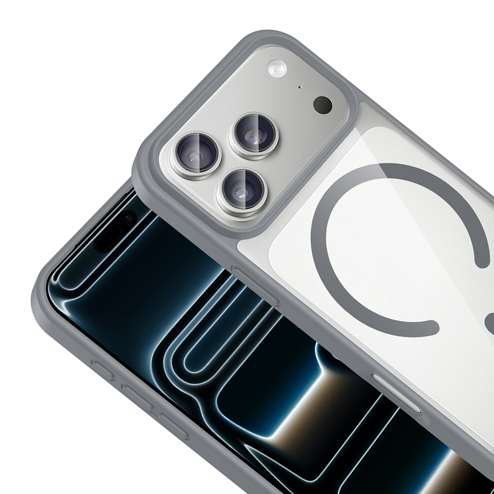 Apple iPhone 17 Pro Max Uyumlu Kılıf M-safe Wireless Şarj Özellikli Silikon Zore Ege Kapak - 2