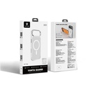 Apple iPhone 17 Air Uyumlu Kılıf M-safe Şarj Özellikli Metal Kamera Çerçeveli Airbag Tasarımlı Lenyes CK221 Sert PC Kapak - 3