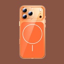 Apple iPhone 17 Pro Uyumlu Kılıf Zore M-safe Şarj Özellikli Şeffaf Kamera Kontrol Butonlu Lugano Kapak - 10