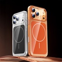 Apple iPhone 17 Pro Uyumlu Kılıf Zore M-safe Şarj Özellikli Şeffaf Kamera Kontrol Butonlu Lugano Kapak - 11