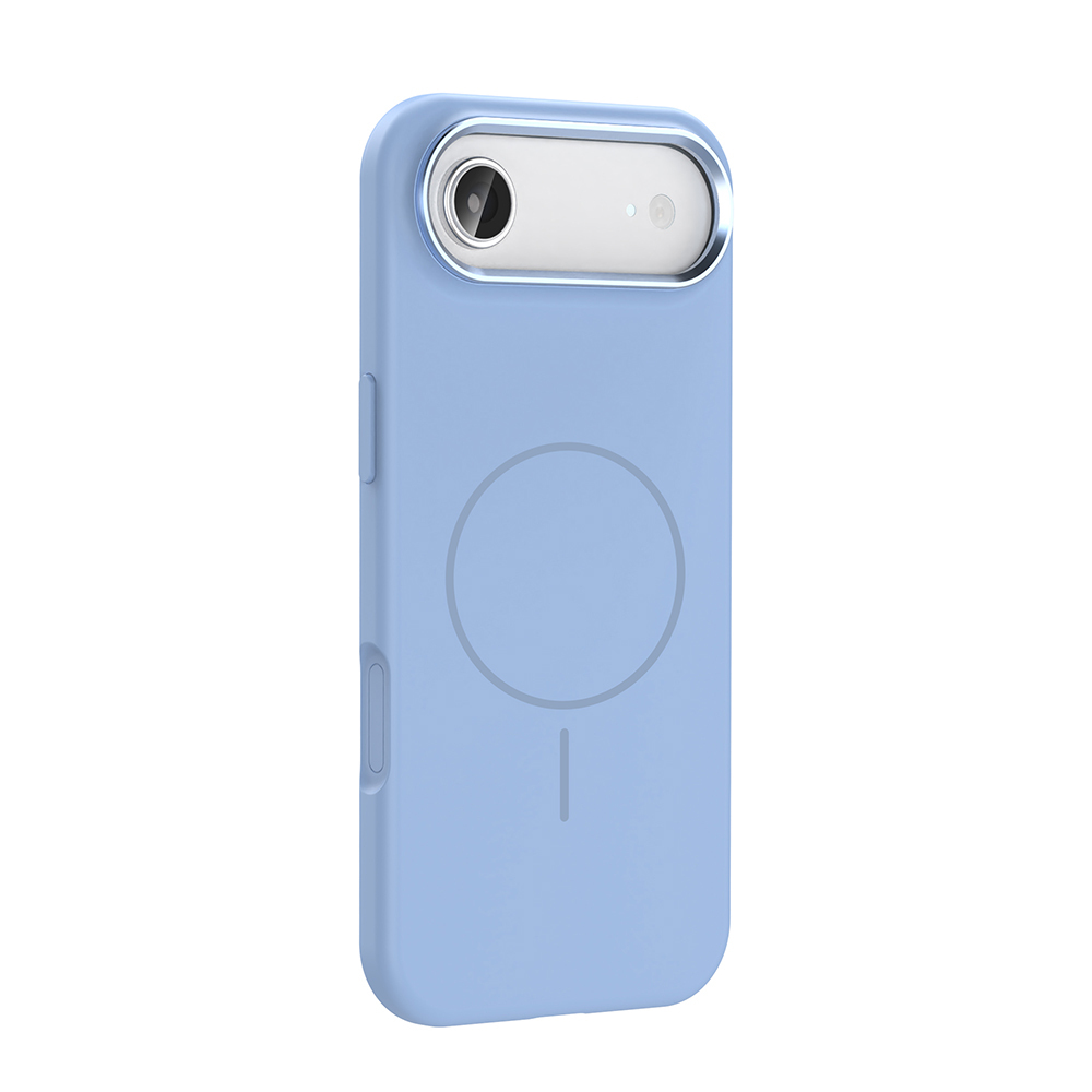 Apple iPhone 17 Air Uyumlu Kılıf M-Safe Şarj Özellikli Metal Kamera Çerçeveli Zore Edi Silikon Kapak - 2