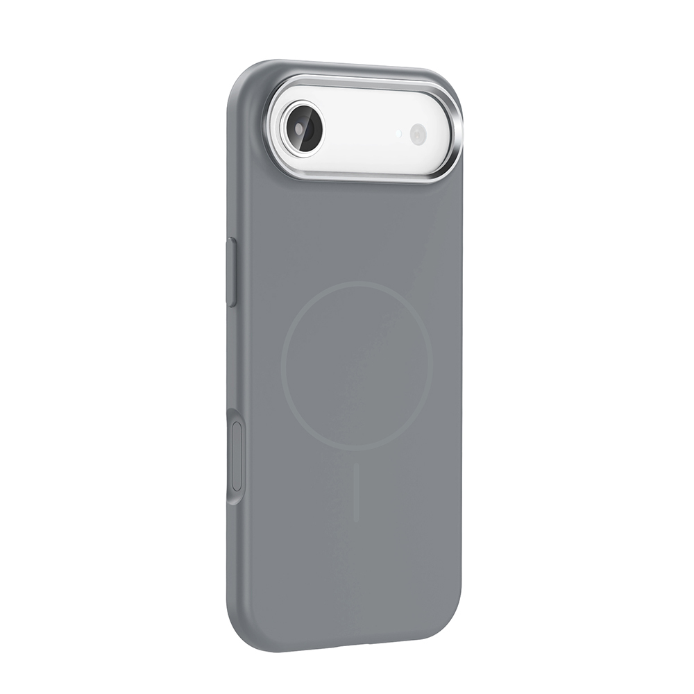 Apple iPhone 17 Air Uyumlu Kılıf M-Safe Şarj Özellikli Metal Kamera Çerçeveli Zore Edi Silikon Kapak - 3
