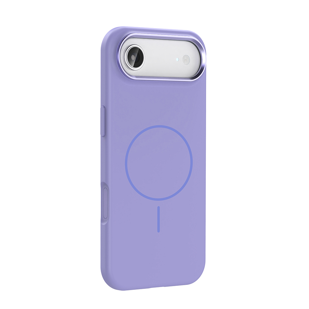 Apple iPhone 17 Air Uyumlu Kılıf M-Safe Şarj Özellikli Metal Kamera Çerçeveli Zore Edi Silikon Kapak - 6