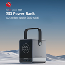 CUKTECH 30 Powerbank 40000 mAh | 300 W PD3.1 Süper Hızlı Şarj | 3 Port (2C1A) TFT Ekranlı Taşınabilir Şarj Cihazı – Laptop, MacBook, iPhone, Samsung, Xiaomi ile Uyumlu