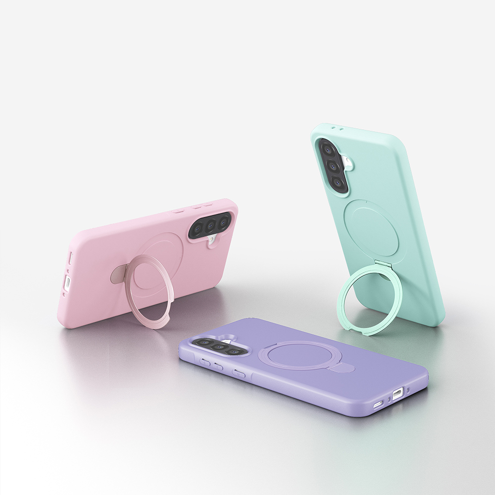 Samsung Galaxy A56 Uyumlu Kılıf M-safe Şarj Özellikli Standlı Zore Samara Kapak - 4