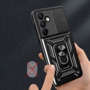 Samsung Galaxy S25 Uyumlu FE Kılıf Magnetik Standlı Kamera Korumalı Zore Sürgülü Vega Kapak - 4