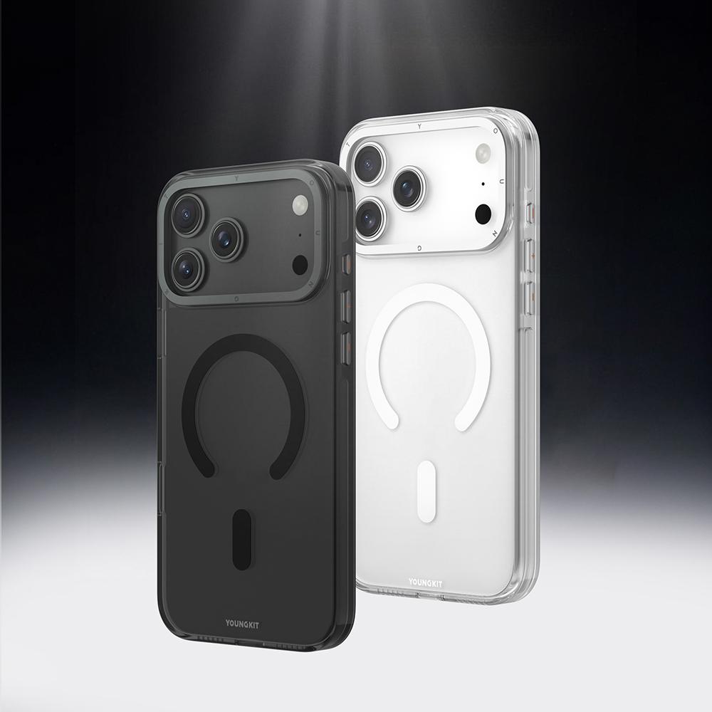 Apple iPhone 17 Pro Max Uyumlu Kılıf M-safe Şarj Özellikli Şeffaf Youngkit Crystal Shield Serisi Kapak - 6