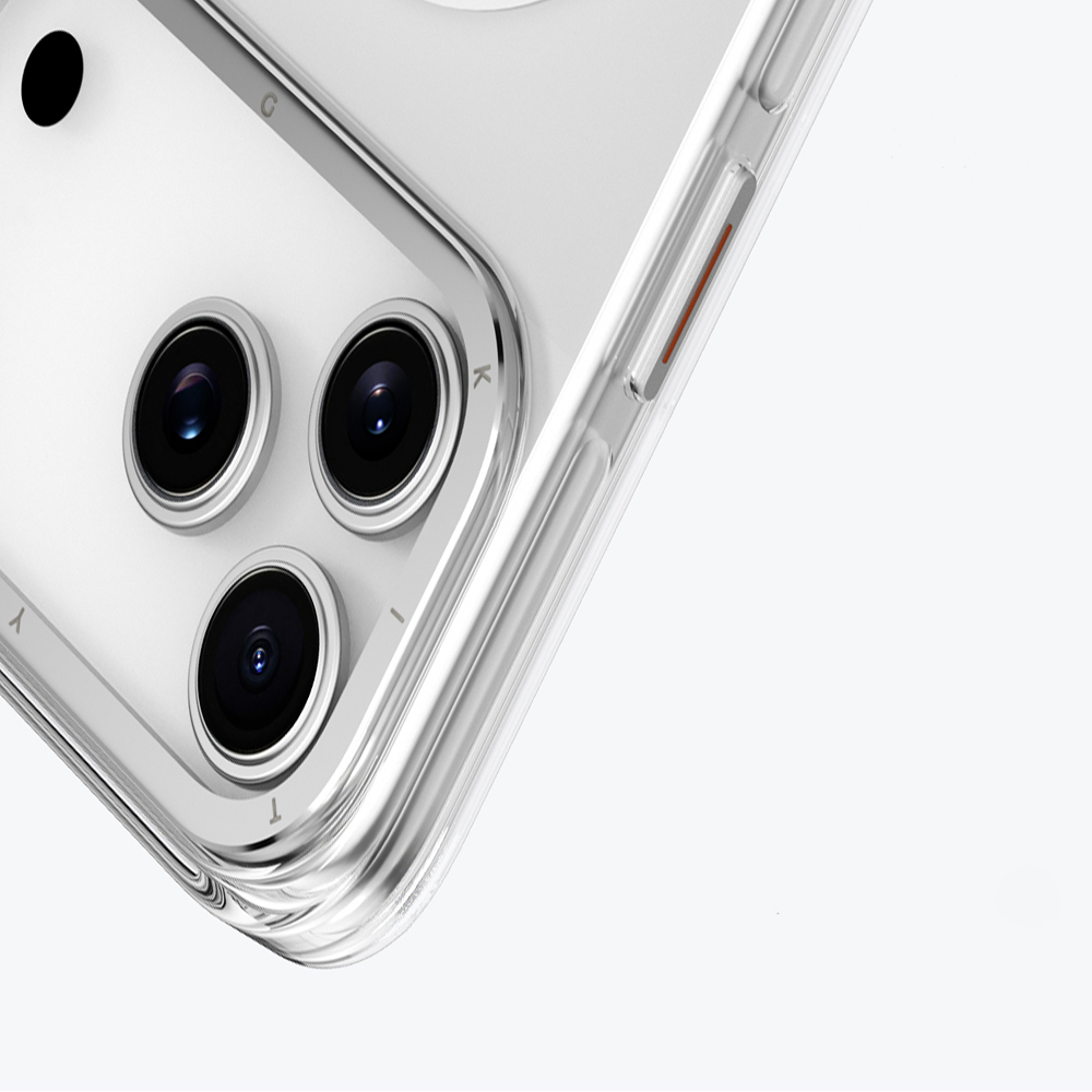 Apple iPhone 17 Pro Uyumlu Kılıf M-safe Şarj Özellikli Şeffaf Youngkit Crystal Shield Serisi Kapak - 8