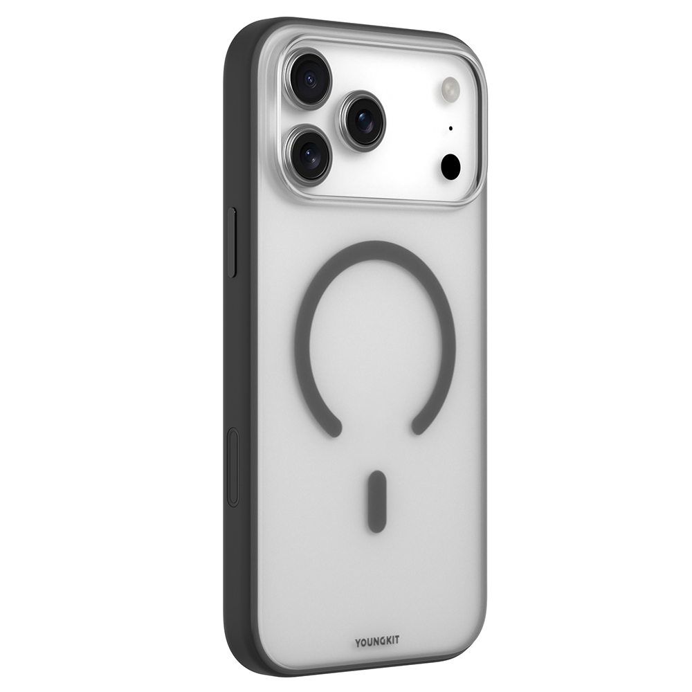 Apple iPhone 17 Pro Max Uyumlu Kılıf M-safe Şarj Özellikli Youngkit Clear Serisi Kapak - 2