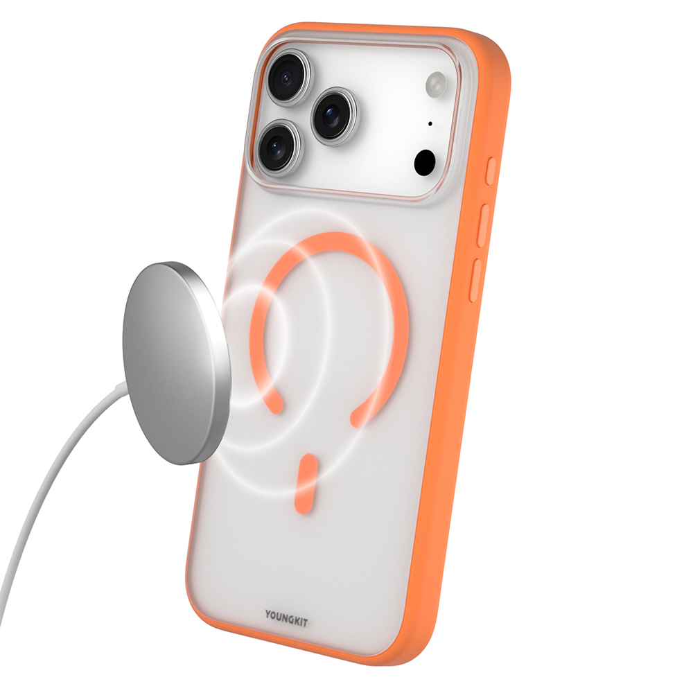 Apple iPhone 17 Pro Max Uyumlu Kılıf M-safe Şarj Özellikli Youngkit Clear Serisi Kapak - 9