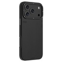 Apple iPhone 17 Pro Uyumlu Kılıf M-safe Şarj Özellikli Basit Mat Deri Desenli Youngkit Tech Fashion Serisi Kapak - 3